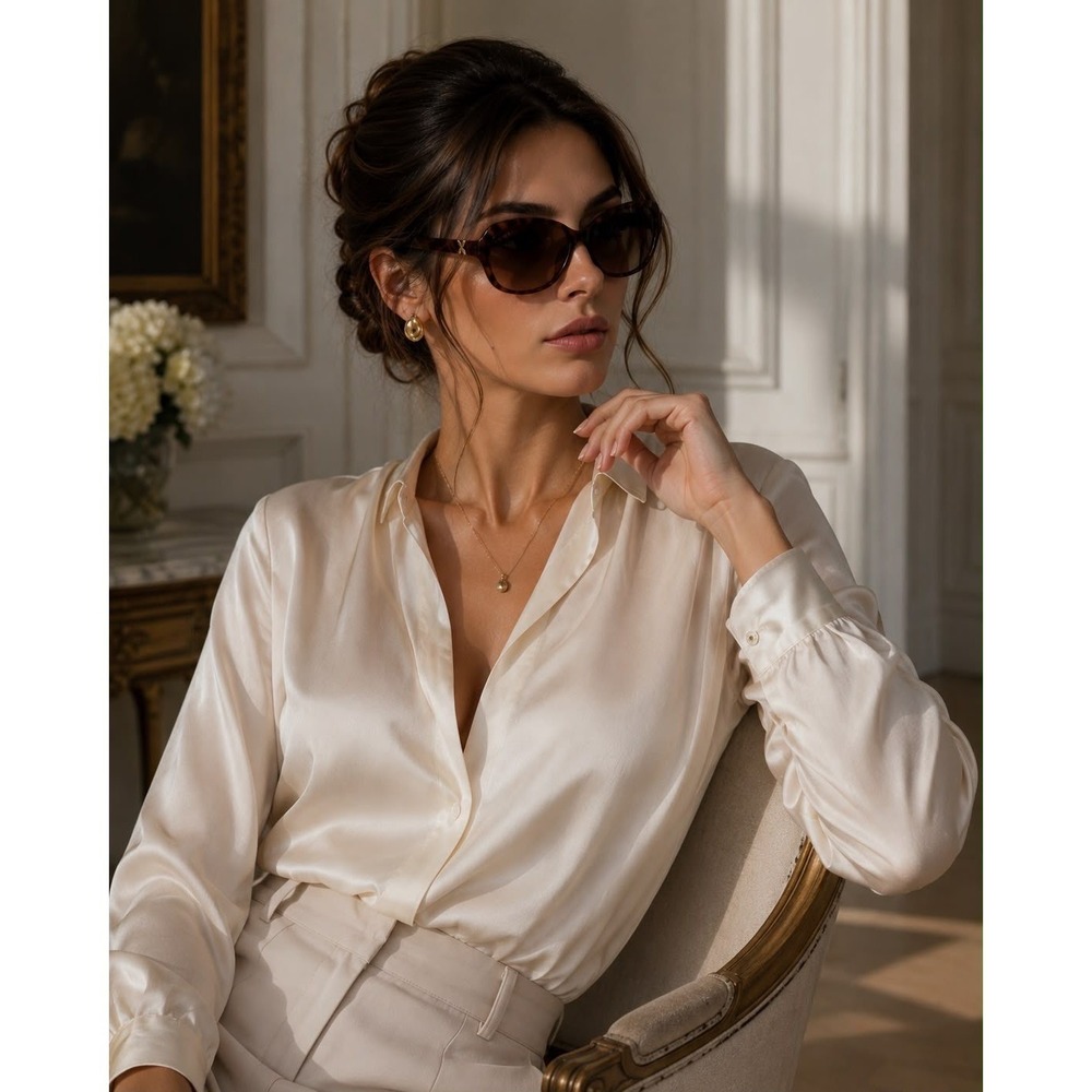 Oscar de la Renta Women Tortoise Sunglasses Brown Gradient Allure - Picture 4 of 14